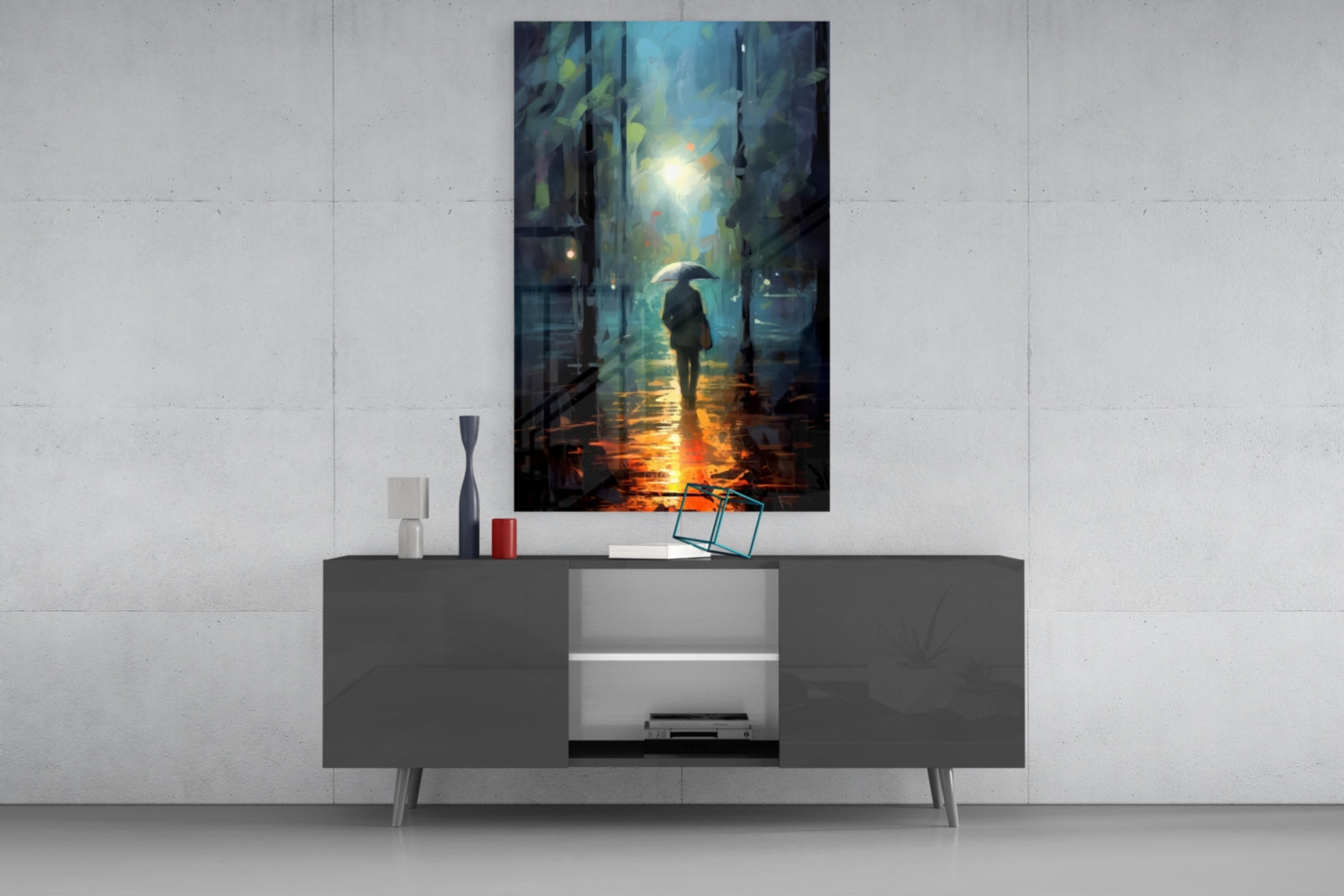 Alone Glass Wall Art || Designer Collection.