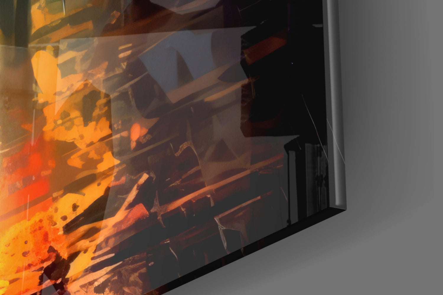 Alone Glass Wall Art || Designer Collection.