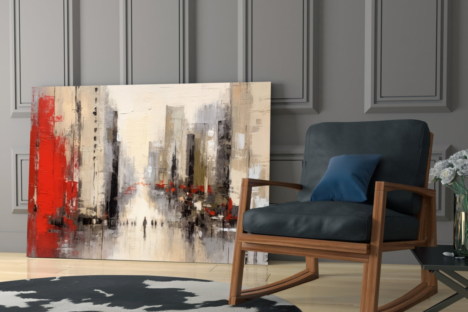 City Silhouette Glass Wall Art || Designer Collection.