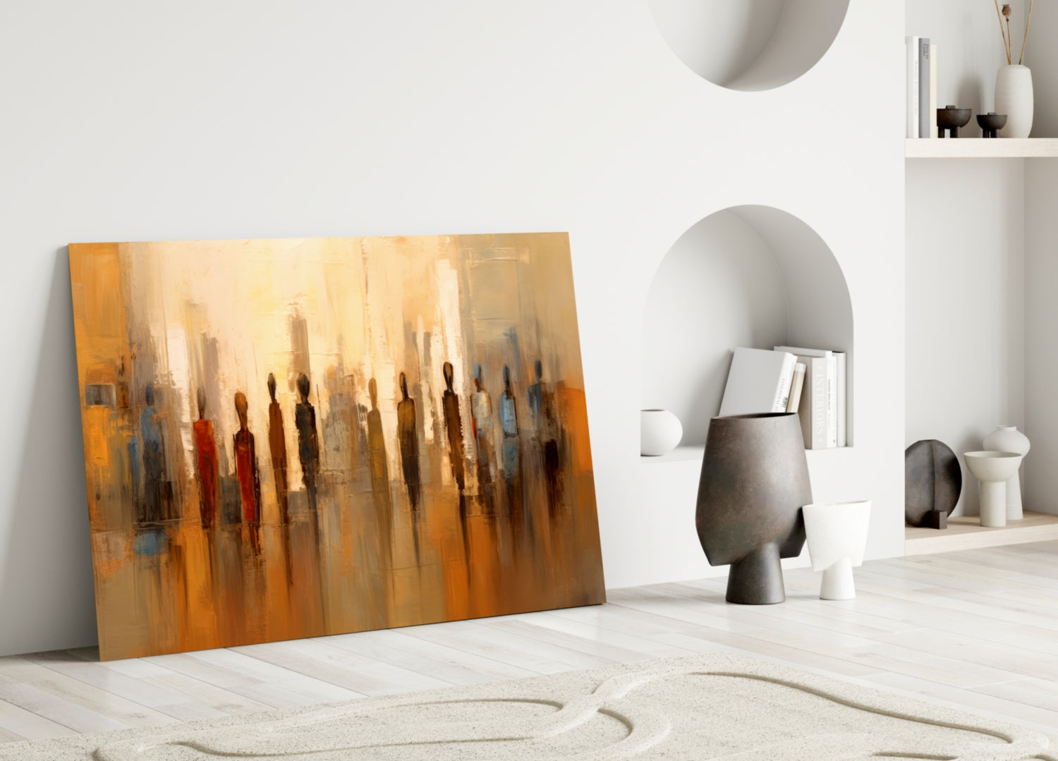 Silhouettes Glass Wall Art || Designer Collection.