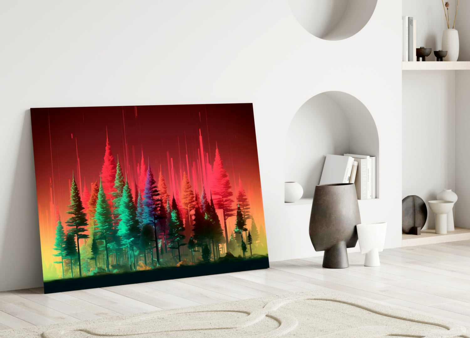 Forest of Colors Glass Wall Art || Designer Collection.