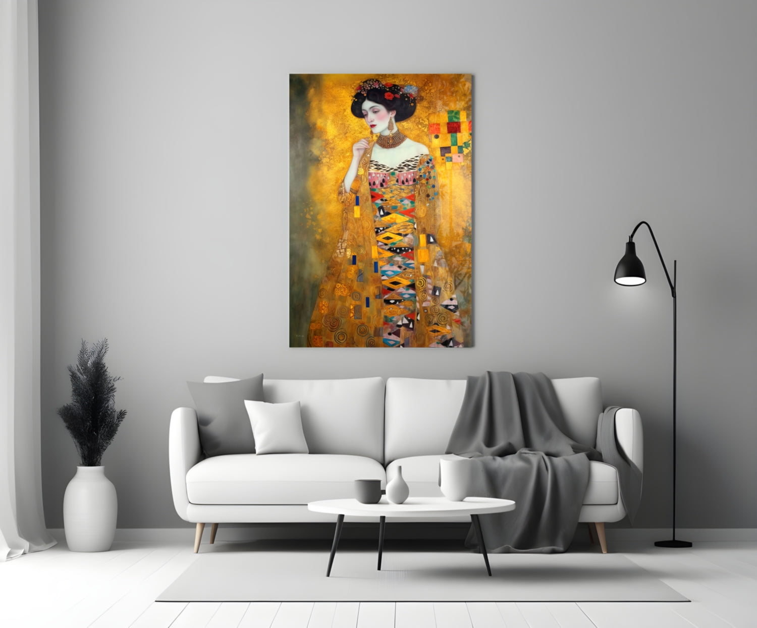 Klimt Style Glass Wall Art || Designer Collection.