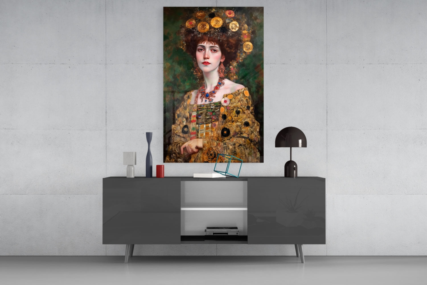 Klimt Style Glass Wall Art || Designer Collection.
