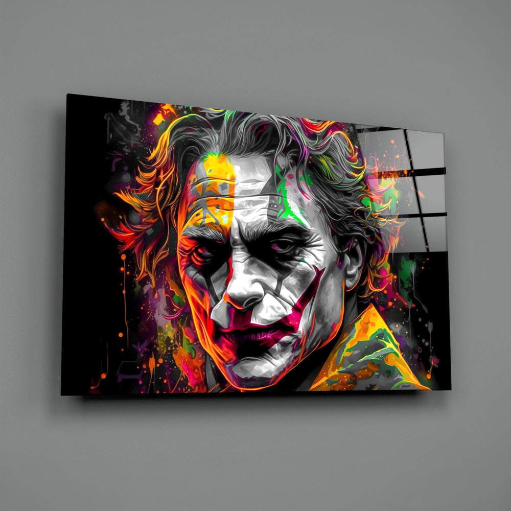 Pop-graffiti panel bringing cinematic glow to a gaming den