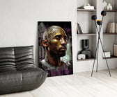 Kobe panel adding editorial drama to a hallway