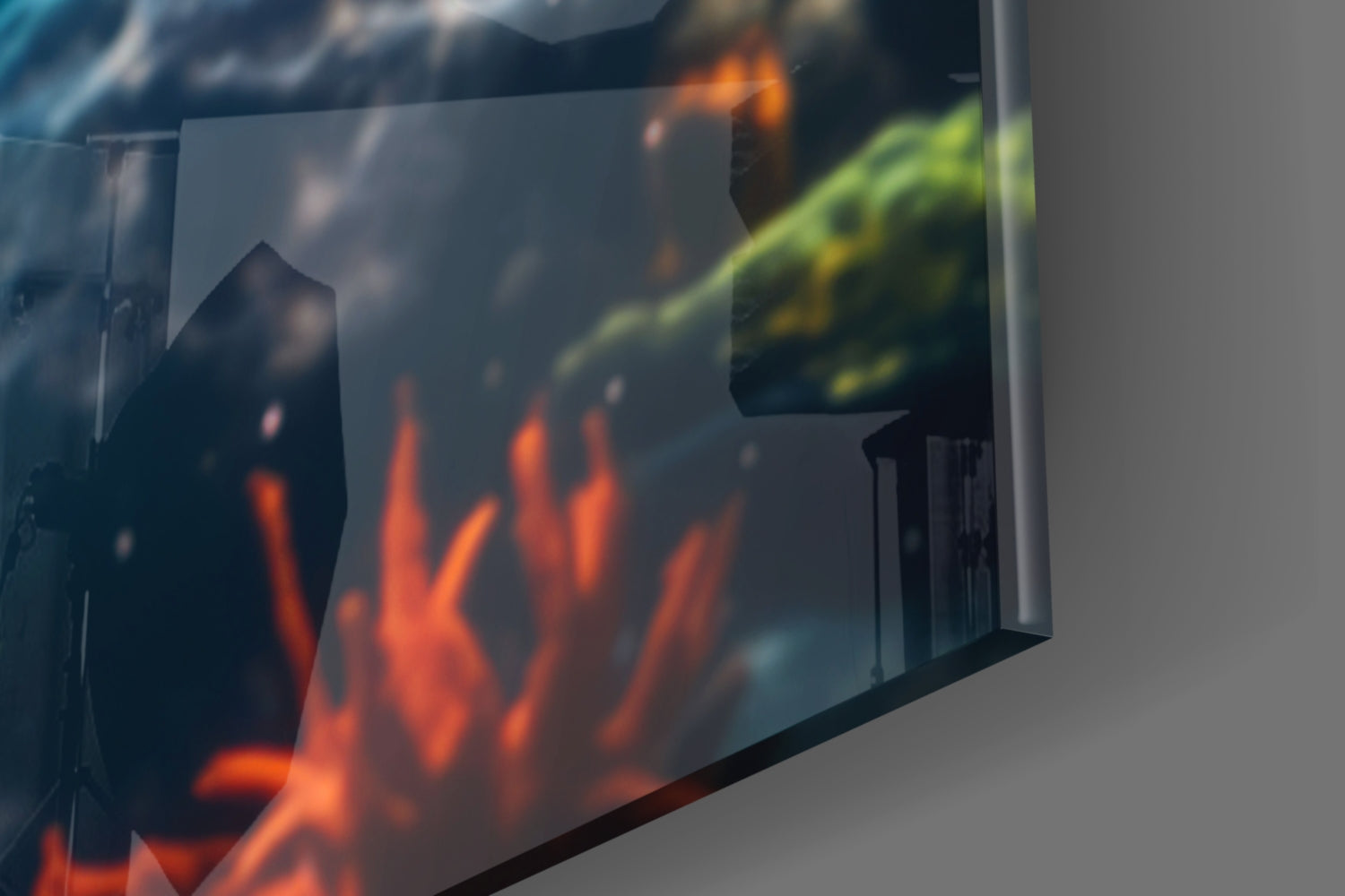 Sea Turtle Glass Wall Art || Designer Collection.