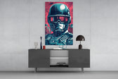 Mission panel catching lamp light to reveal its cinematic glow