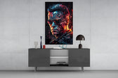 Mechanic Face panel catching lamp light to reveal its cinematic glow