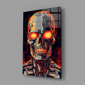 Cinematic-robot panel bringing cinematic glow to a gaming den