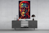 Mechanic Face panel catching lamp light to reveal its cinematic glow