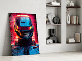 RoboCop glass print enhancing a den with statement firepower