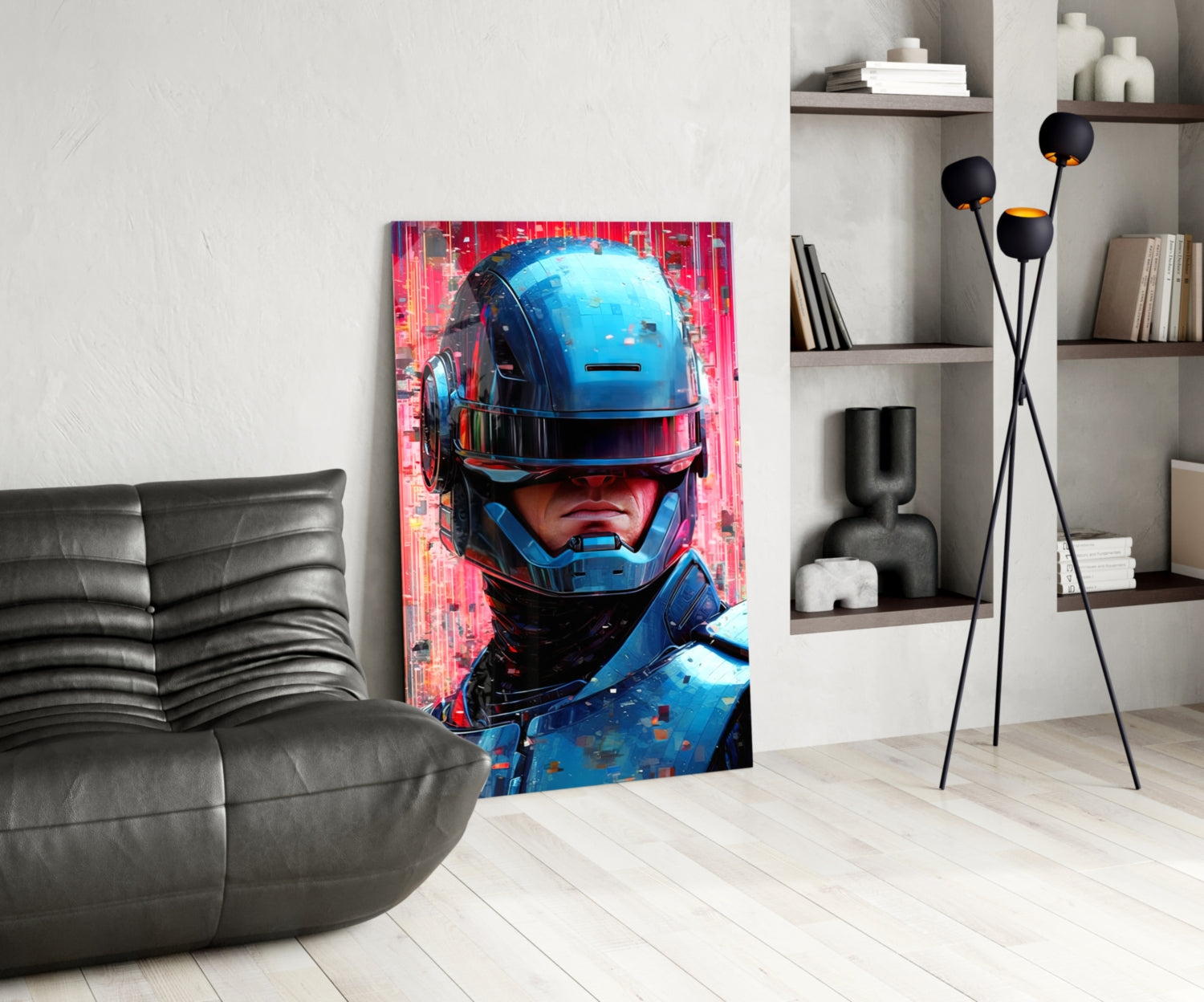 Robocop Glass Wall Art || Designer Collection.