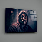 Tupac close-up showing copper hood and amber half-light