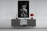 Gun Dog  Glass Wall Art || Designer Collection.