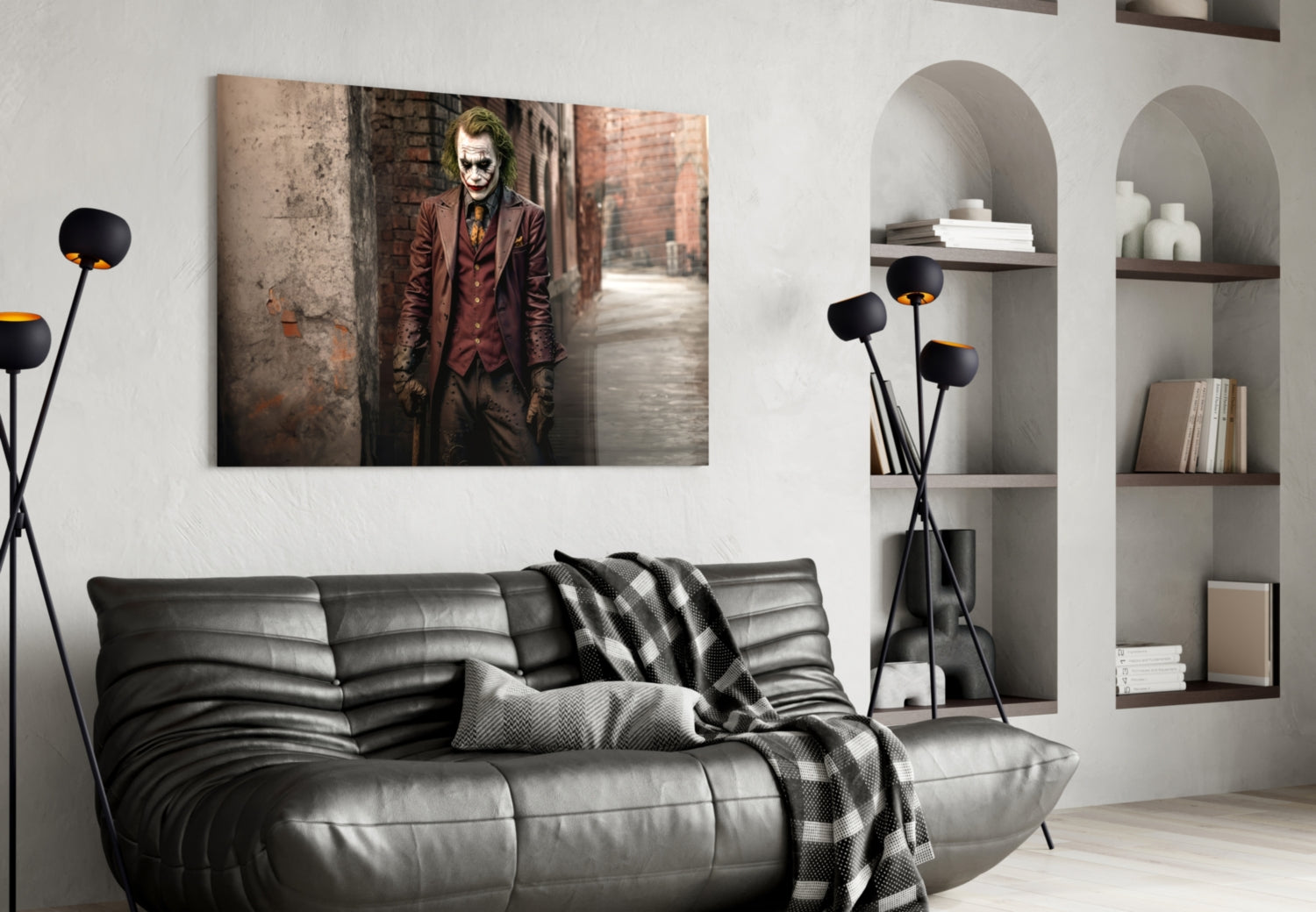 Joker Glass Wall Art|| Designer's Collection.