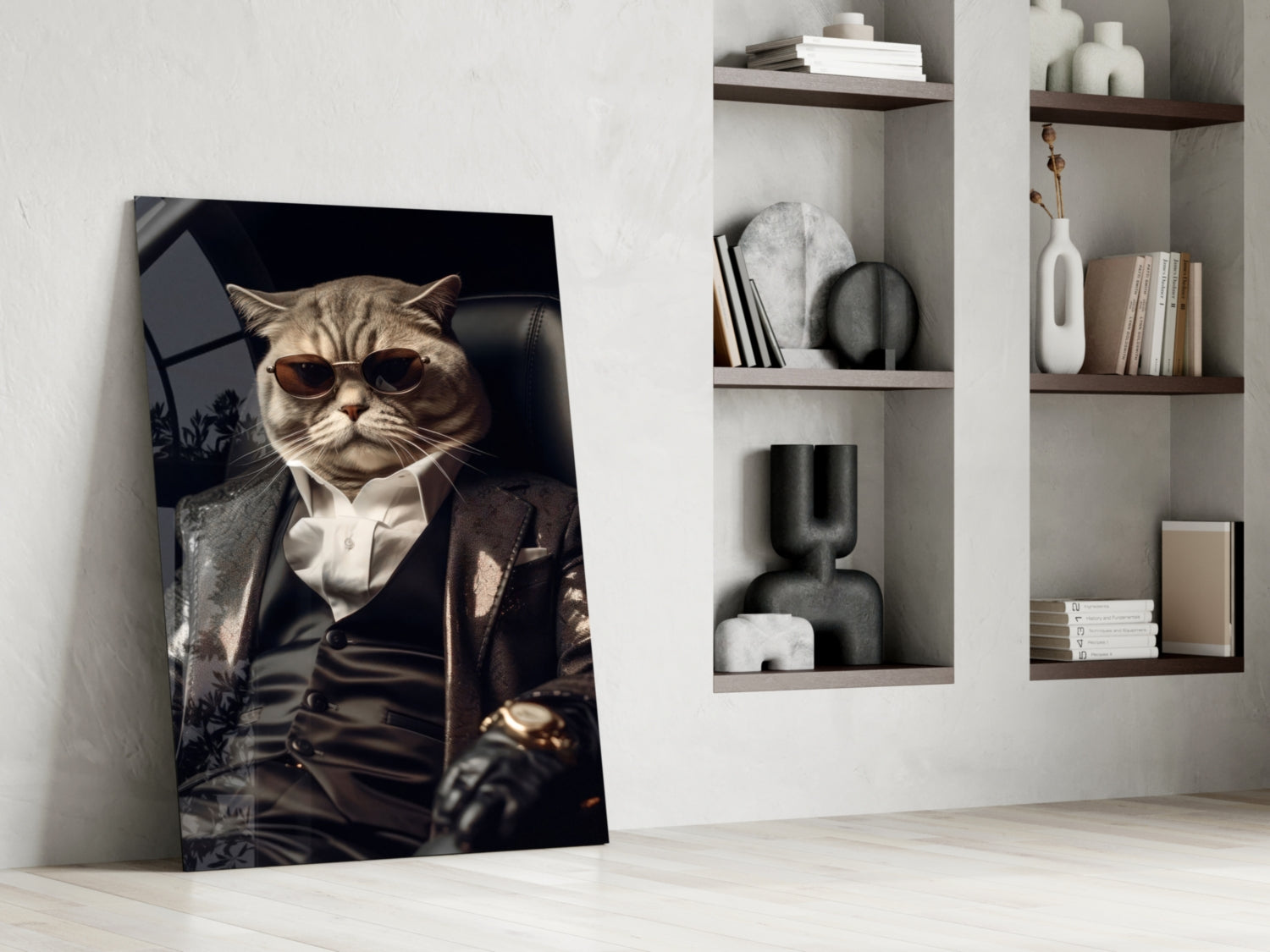 The Boss Glass Wall Art|| Designer's Collection.