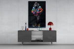 Gorilla Bro Glass Wall Art|| Designer's Collection.