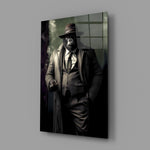 Mr Inspector close-up showing trench coat and lit cigarette