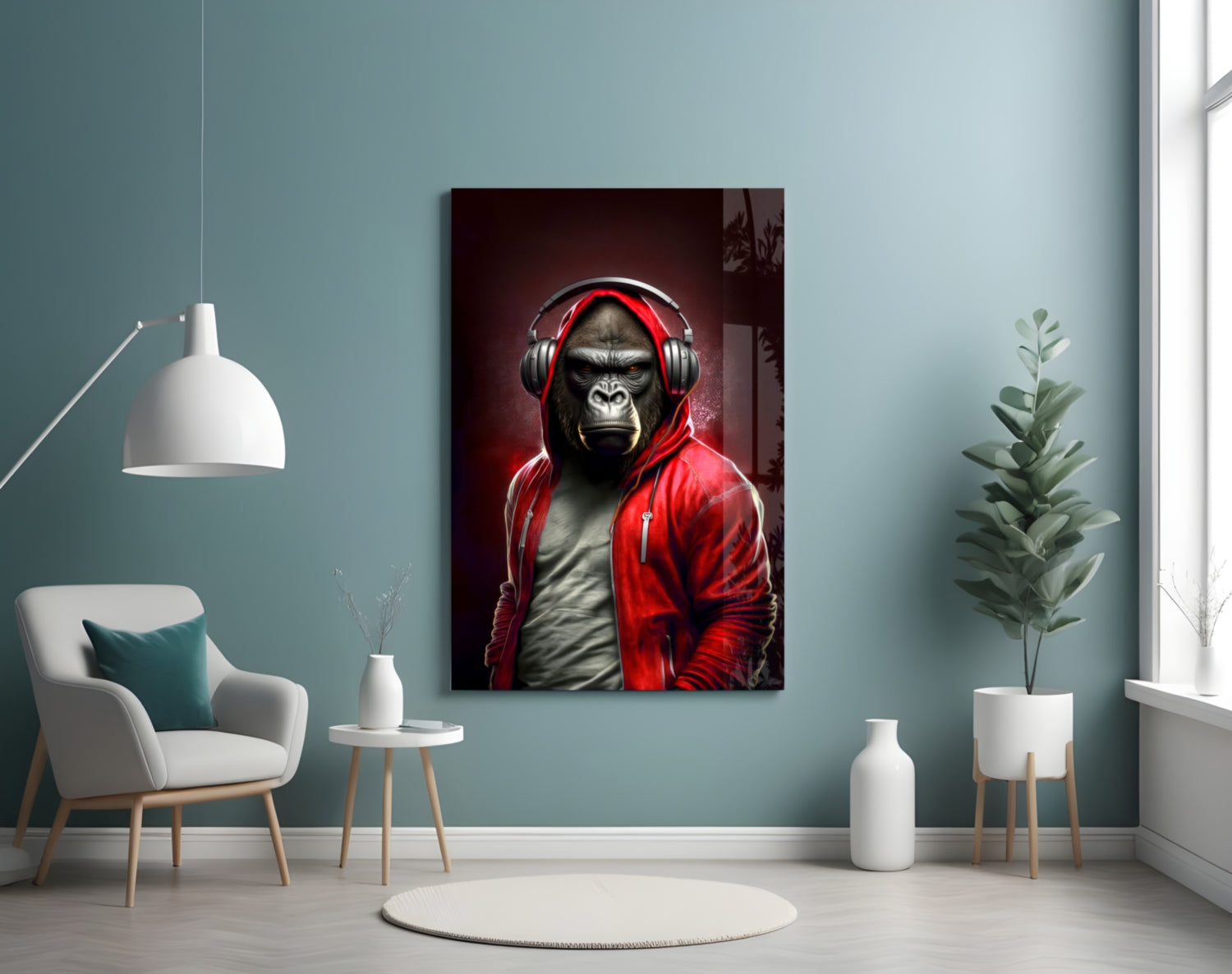 Animal Vogue Glass Wall Art|| Designer's Collection.