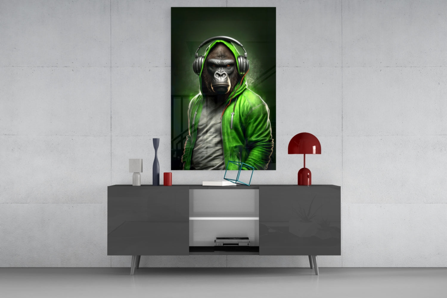 Animal Vogue Glass Wall Art|| Designer's Collection.