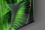 Animal Vogue panel catching lamp light to reveal its cinematic glow