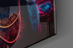 Charismatic panel catching lamp light to reveal its cinematic glow