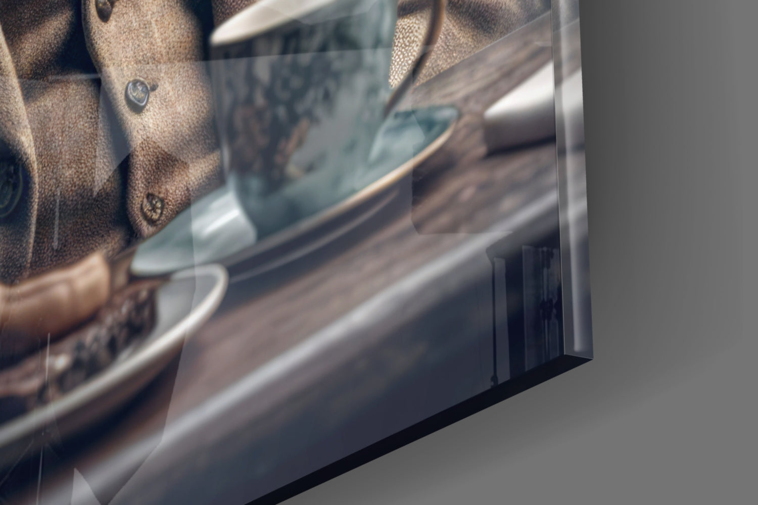 Retired Elephant Glass Wall Art|| Designer's Collection.