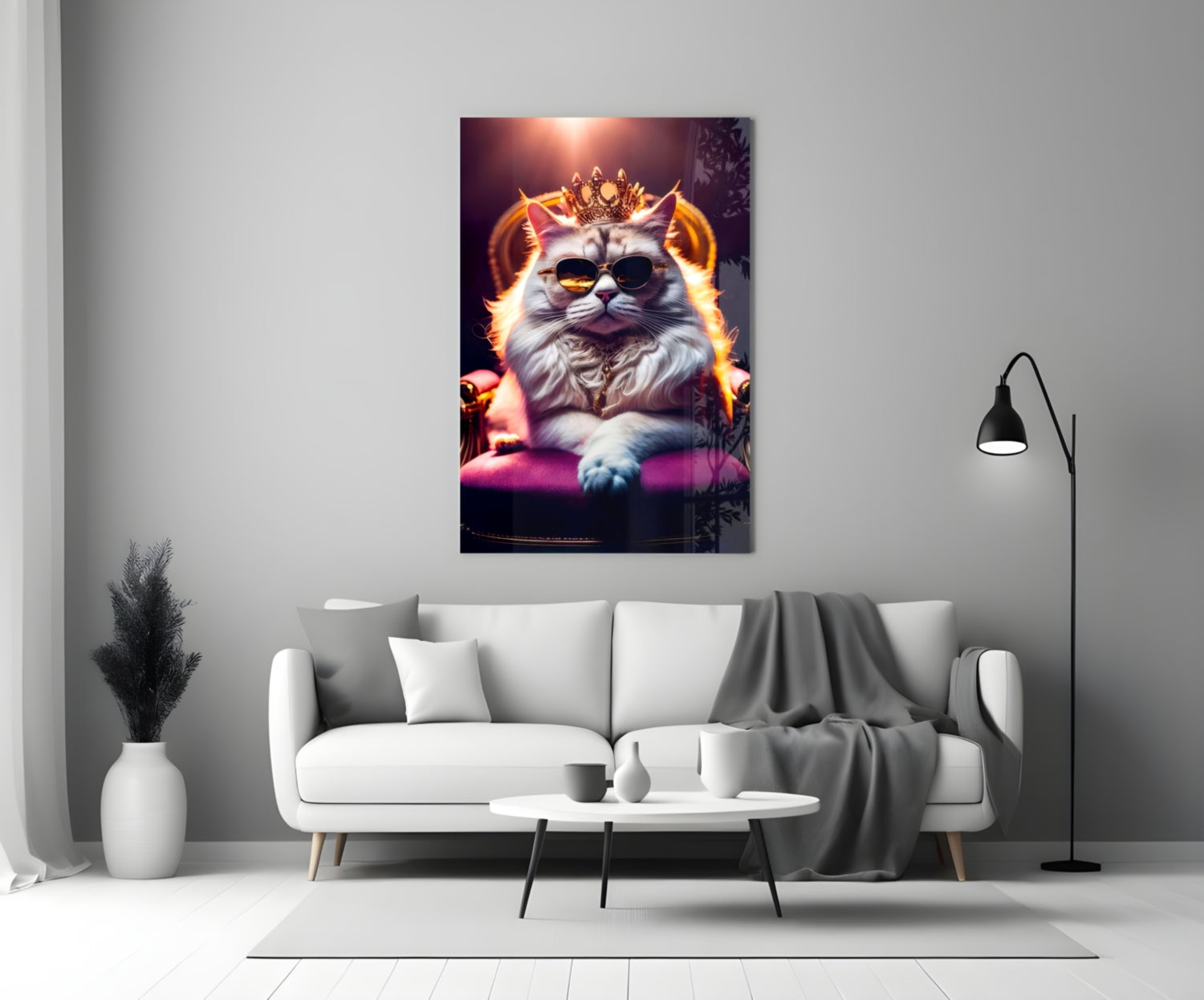 The Queen Glass Wall Art|| Designer's Collection.