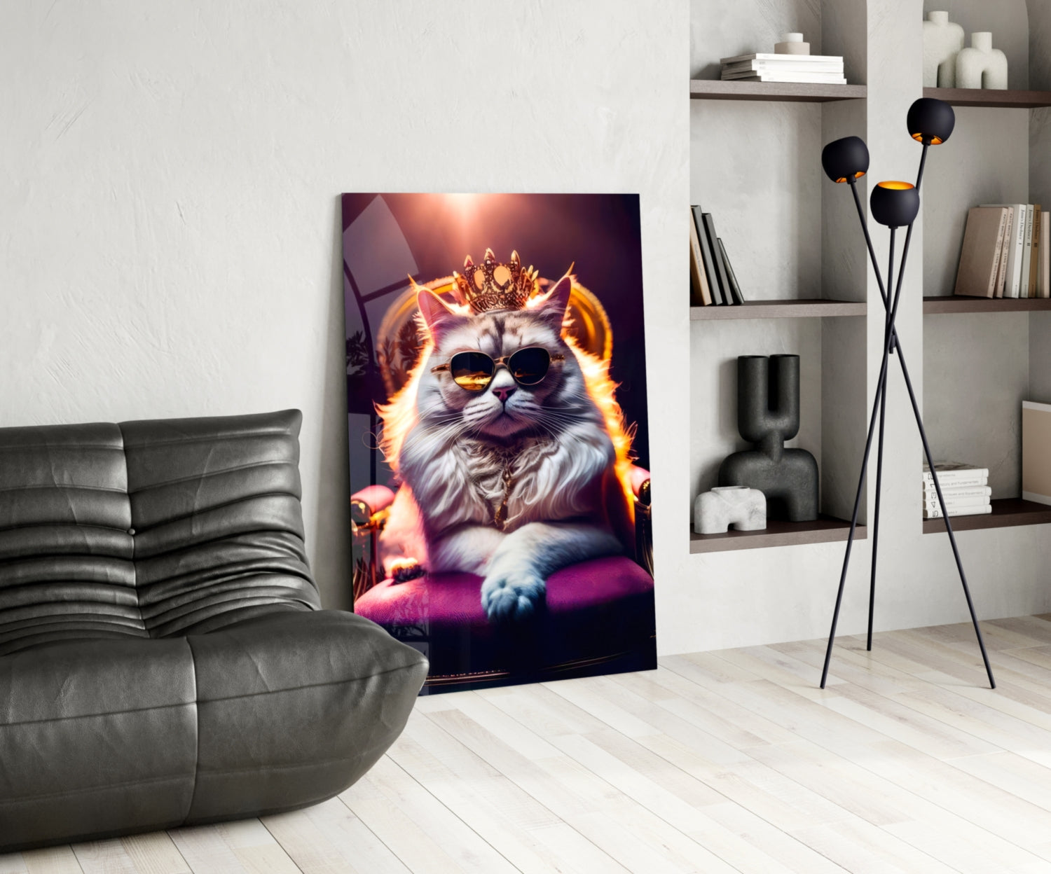 The Queen Glass Wall Art|| Designer's Collection.