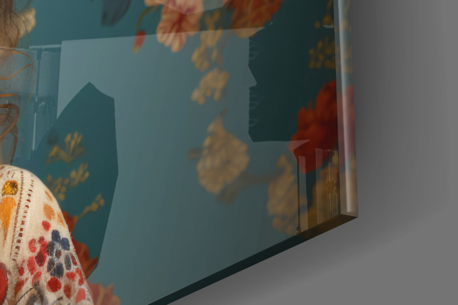 But Not Happy Glass Wall Art|| Designer's Collection.