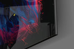 Charismatic panel catching lamp light to reveal its cinematic glow