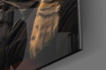The Boss panel catching lamp light to reveal its cinematic glow