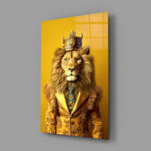 Little Prince close-up showing gold crown and brocade jacket