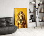 Little Prince glass print enhancing a den with regal firepower