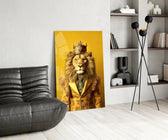 Little Prince glass print enhancing a den with regal firepower