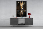 Gentleman Glass Wall Art|| Designer's Collection.