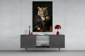 Gentleman Glass Wall Art|| Designer's Collection.
