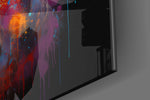 Bull panel catching lamp light to reveal its cinematic glow