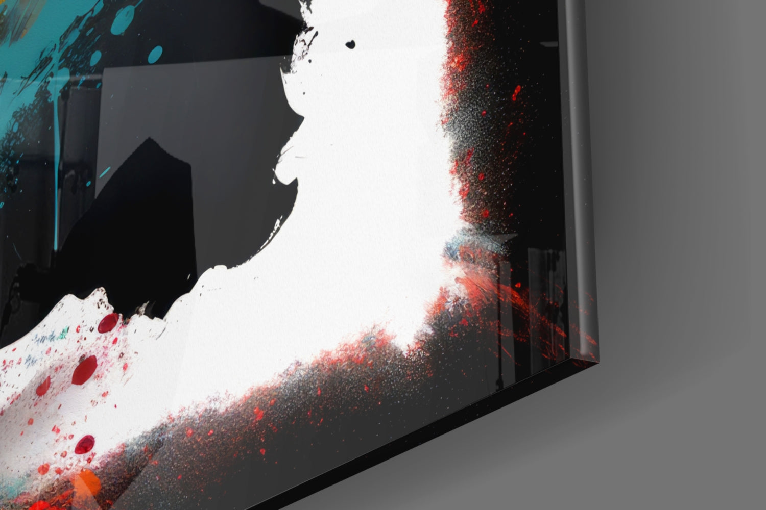 Bull Glass Wall Art|| Designer's Collection.