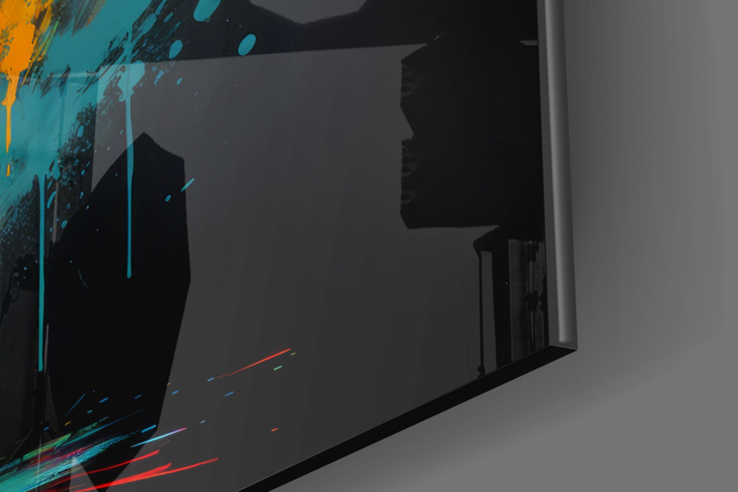 Bull Glass Wall Art|| Designer's Collection.