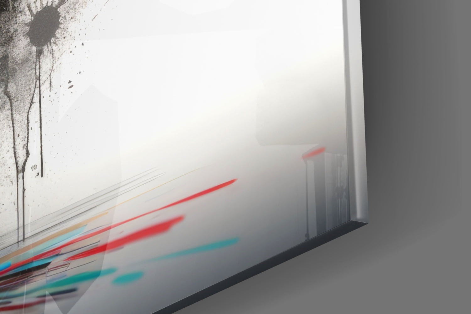 Bull Glass Wall Art|| Designer's Collection.