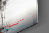 Bull panel catching window light to reveal its cinematic glow