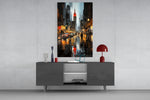 City Night Glass Wall Art|| Designer's Collection.
