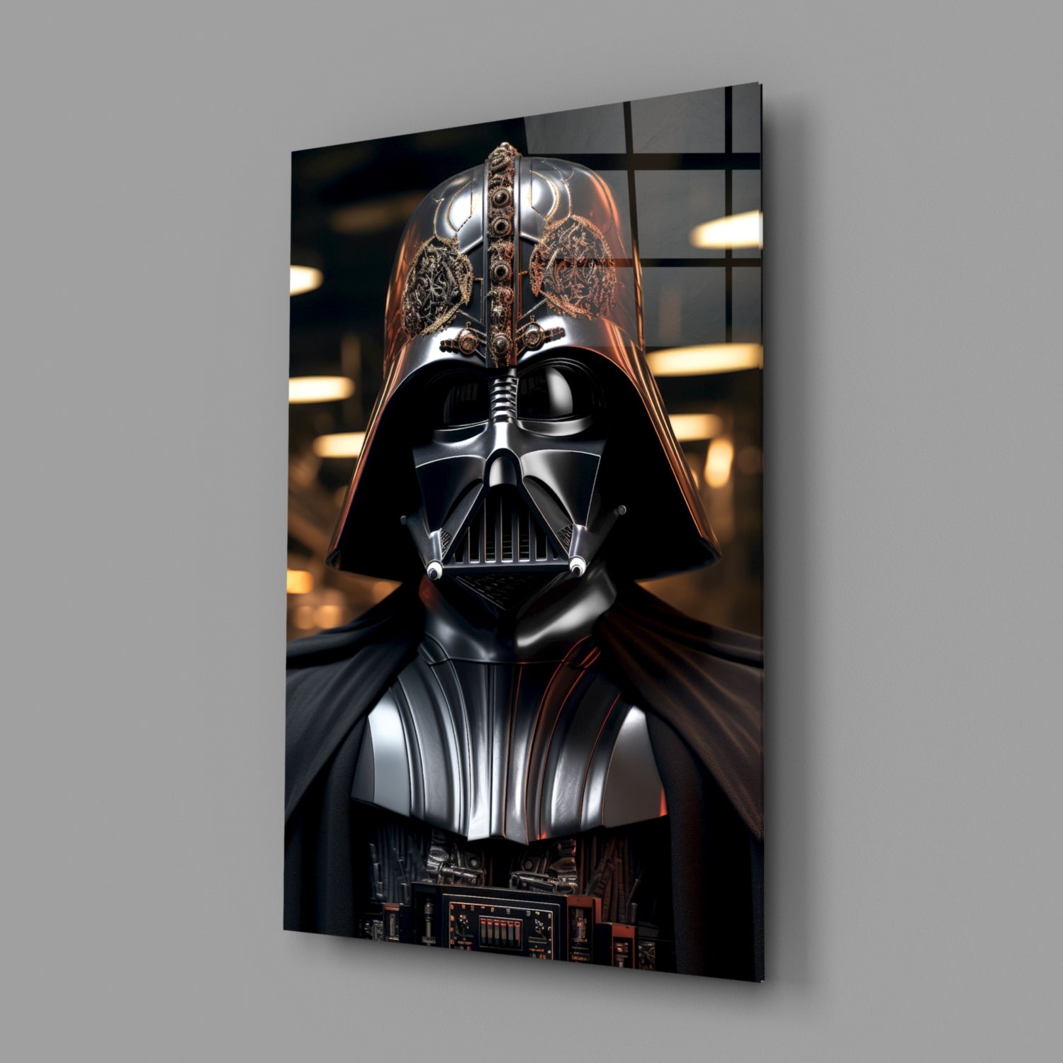Darth Vader Glass Wall Art|| Designer's Collection.