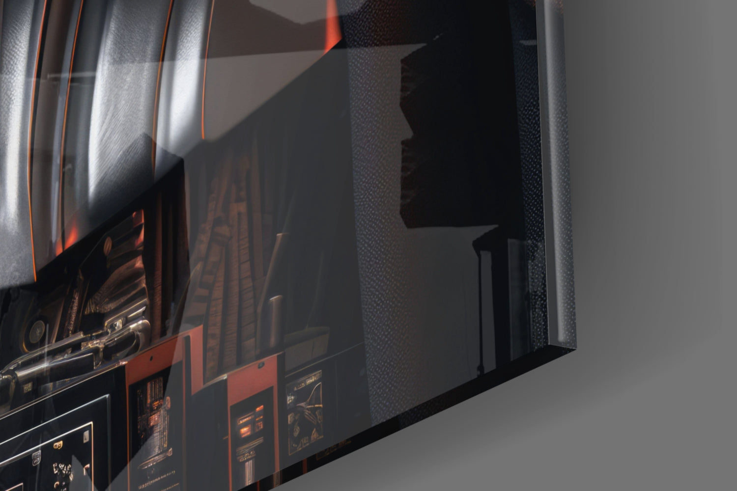 Darth Vader Glass Wall Art|| Designer's Collection.