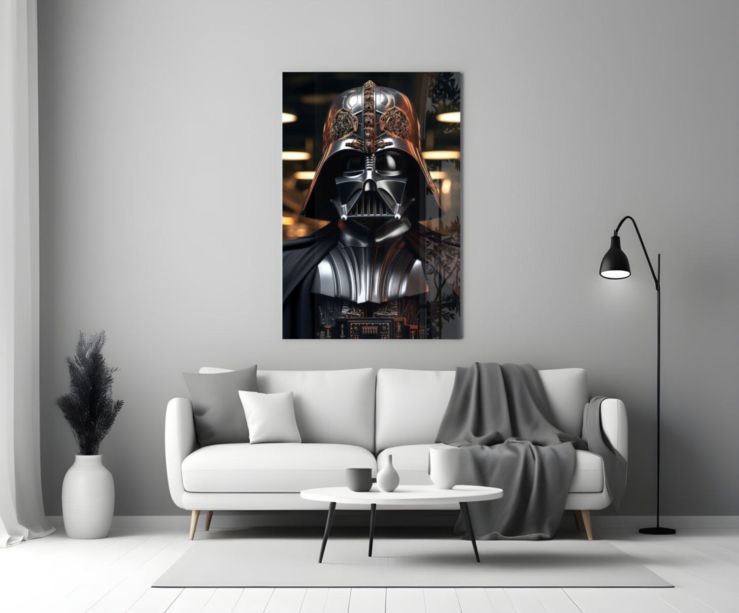 Darth Vader Glass Wall Art|| Designer's Collection.