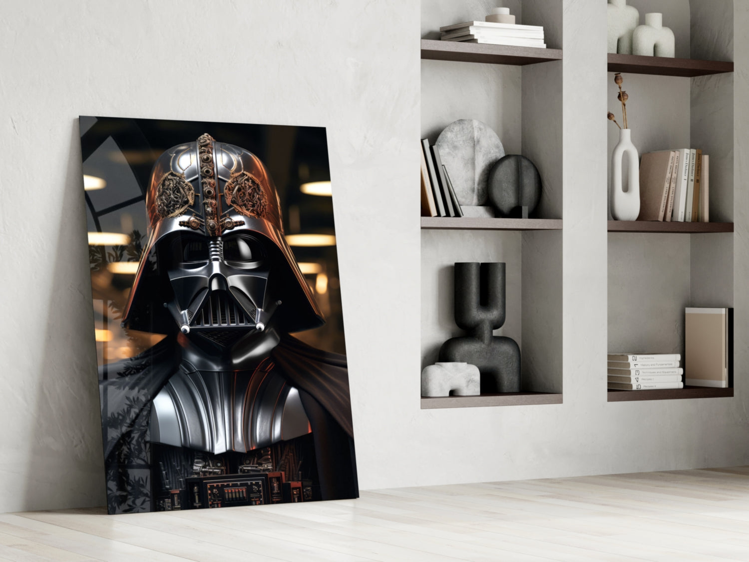 Darth Vader Glass Wall Art|| Designer's Collection.