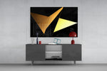 Yellow Wings Glass Wall Art|| Designer's Collection.