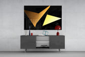 Yellow Wings Glass Wall Art|| Designer's Collection.