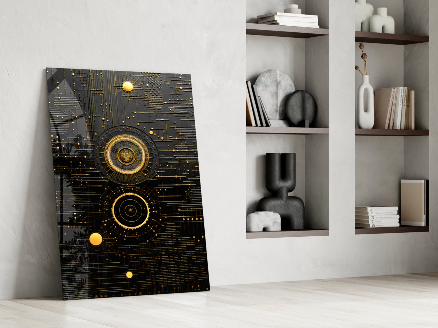 Ancient Sky Glass Wall Art|| Designer's Collection.